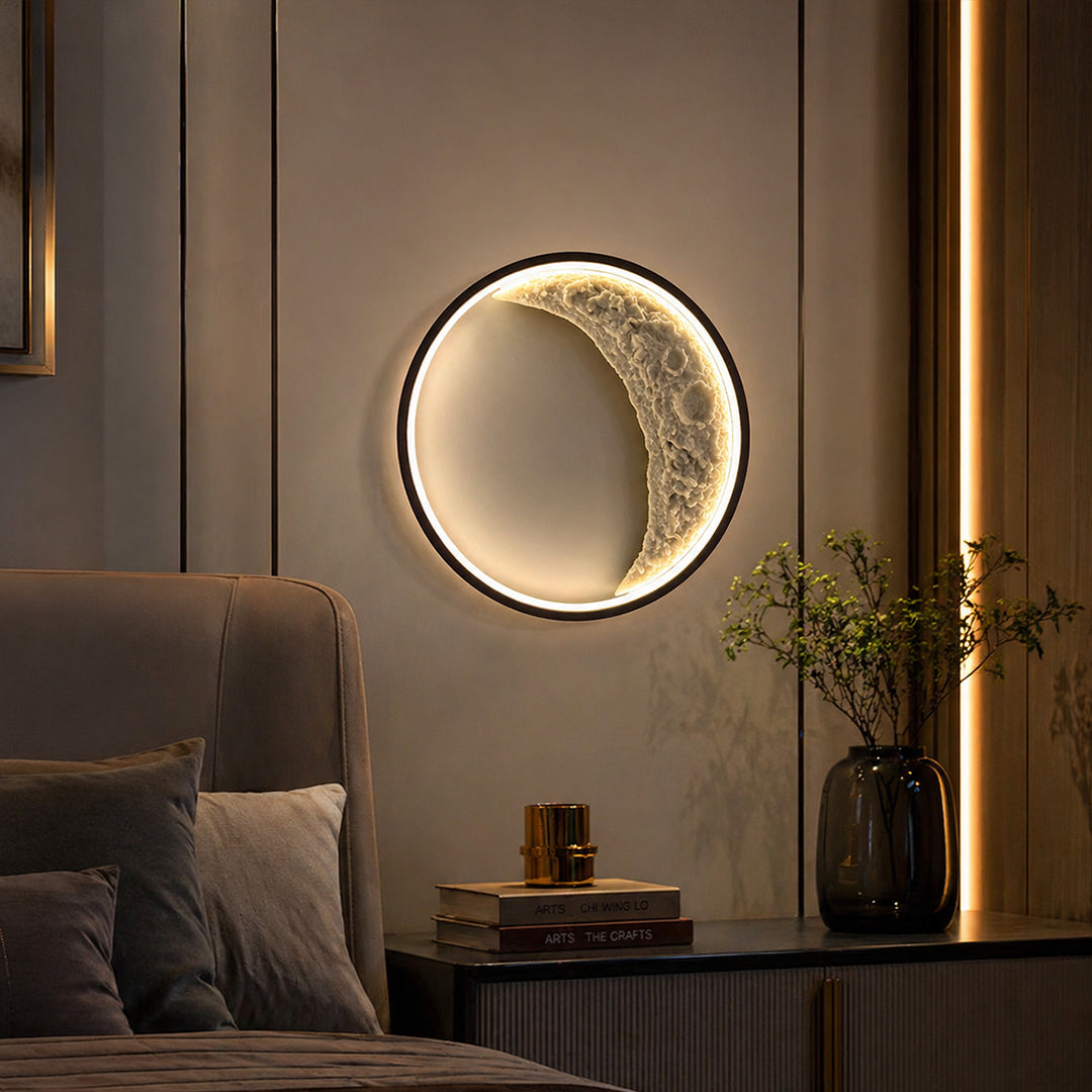 moon wall light