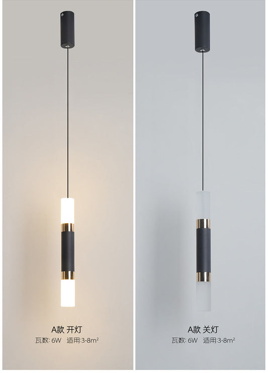 Double Side Hanging Cylinder Light