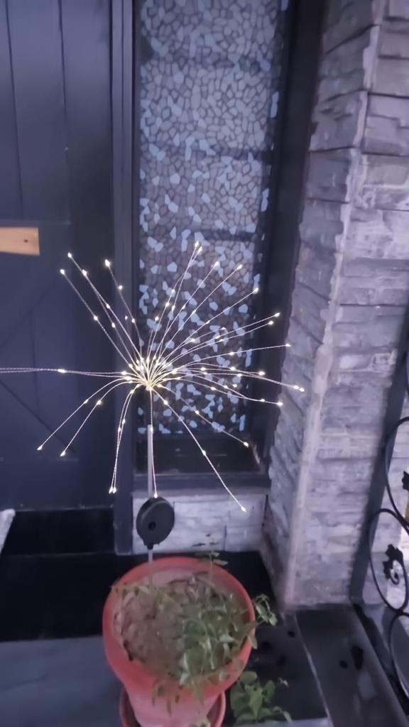 Solar Fireworks Outdoor Light