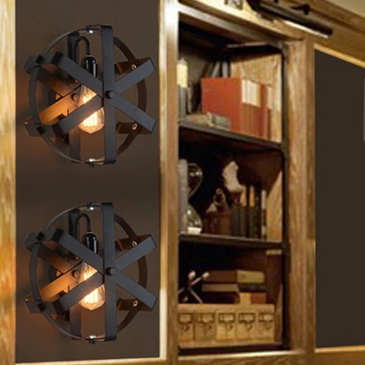 Wheel Wall Light
